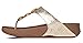 FitFlop Women's Petra Flip Flop, Pale Gold, 8 M US