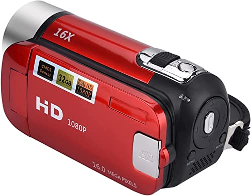 Camcorder Video Camera Full Hd 1080P Camcorder Camera 16X Digital Zoom 270° Rotation Screen Digital Camera Dv Video Resolution Lcd Screen Full Hd 1080P, For Teens Surprise #TOP4