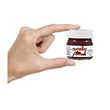 10 Vasetti in Vetro di Nutelline Monoporzione Personalizzati, Segnaposto Bomboniera, 25 Grammi - Etichetta e Tappo Personalizzabile