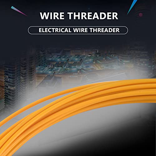 Extralife 20M 3Mm Device Fiberglass Electric Cable Pullers Duct Snake Rodder Fish Tape Wire #TOP1
