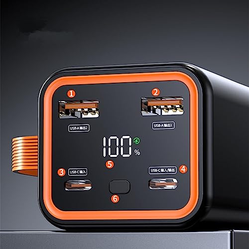 Caja portátil para power bank DIY con pantalla LCD miniatura 5