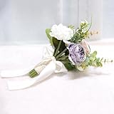 Impresionante estética: los coloridos accesorios para fotos de ramo mejoran cualquier sesión de fotografía con colores vibrantes y exquisitos arreglos florales, creando imágenes impresionantes para bodas, fiestas o sesiones de fotos casuales