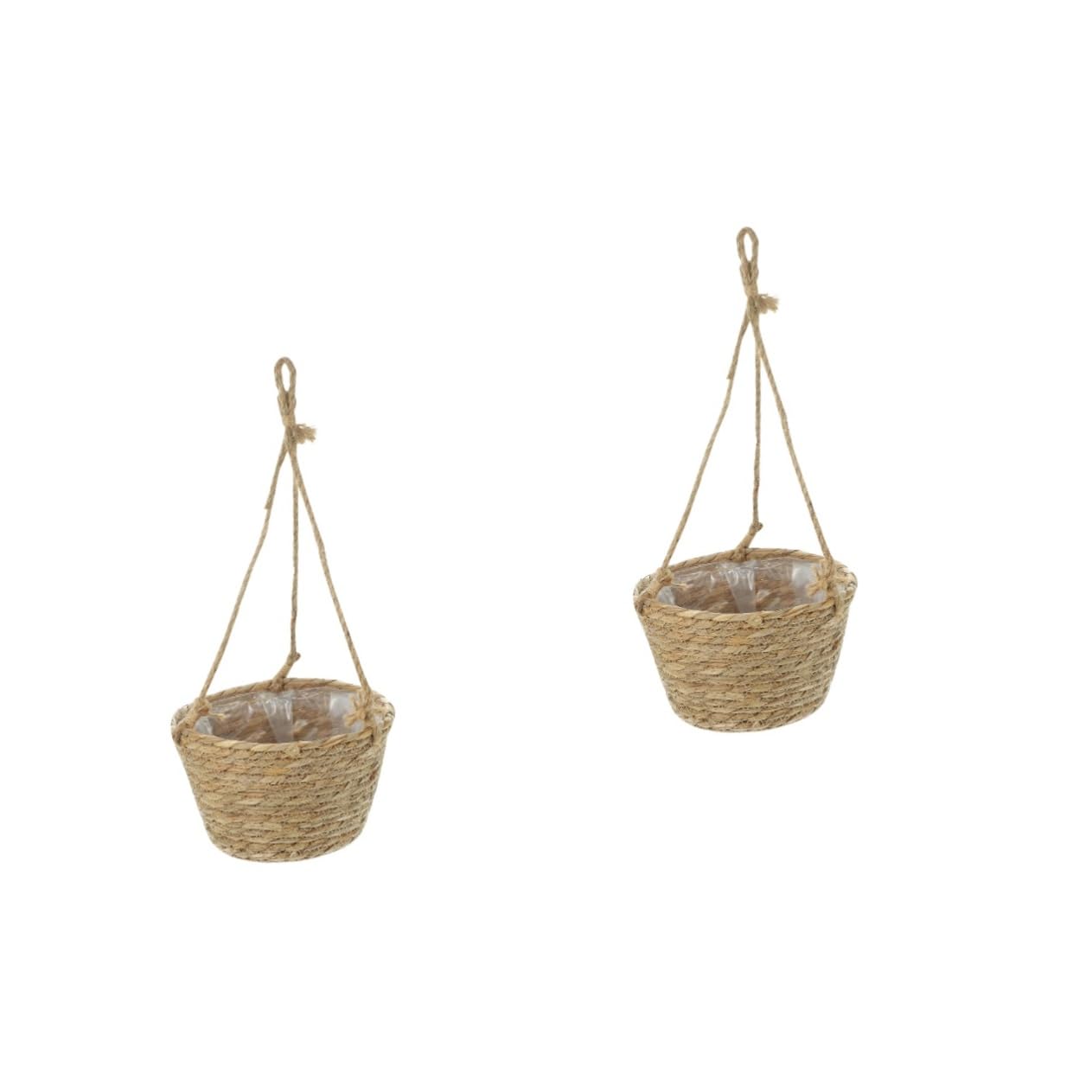 Toddmomy 2 Pezzi Portavaso per Piante Fioriera Appesa per Balcone Design e Resistente con Drenaggio per Piante e Rampicanti