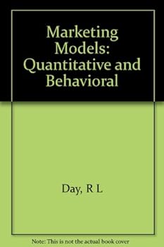 Hardcover Marketing Models: Quantitative and Behavioral [German] Book