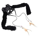Fabrication exceptionnelle : avec ses détails minutieux au niveau des plumes et des contours du visage, ce masque de loup- se distingue par son réalisme et enrichit votre collection de masques d'animaux pour adultes. masque sur le thème du loup, masque de soirée costumée