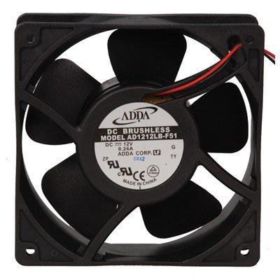 AD1212LB-F51 DC-Fan, Ball Bearing, Lead Wire, 12V, 71.6 CFM, 120 mm x 120 mm x 38 mm