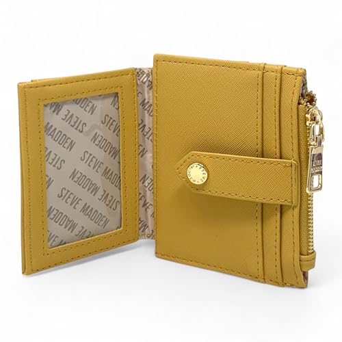 Image of Steve Madden BHayden Wallet (Heritage Mustard Saffiano, One Size)