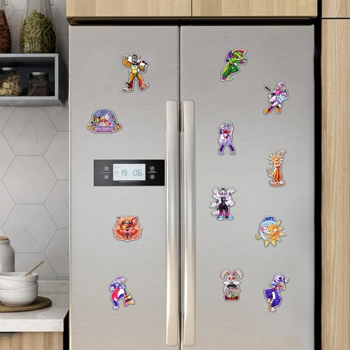 Imanes decorativos Pounchi para refrigerador 12 piezas miniatura 4