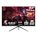 GAMEON GOP32UHD144IPS Premium Series, Black Gaming Monitor 32 inch, 3840x2160p 4K UHD Fast IPS Panel, 144Hz, 0.5ms, HDMI 2.1, G-Sync & Freesync, Supports HDR, PS5