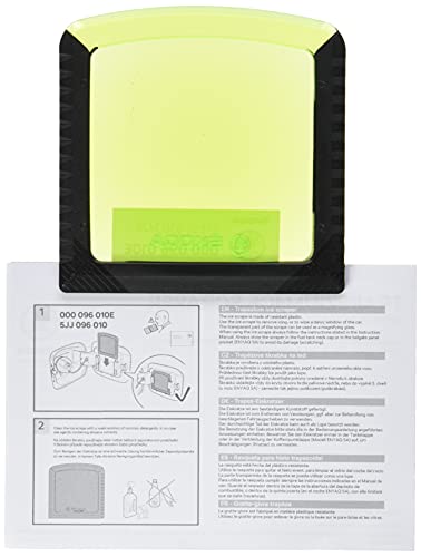 Skoda 5JA096010 000096010E Eiskratzer Winter Schaber Kratzer, mit Lupe, Befestigung Tankklappe (modellabhängig)