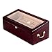 -Armadietto per sigari- Humidor in Legno di Cedro umidificatore idratante humidor di Grande capacità può Contenere Circa 300 sigari Vernice per Pianoforte HU