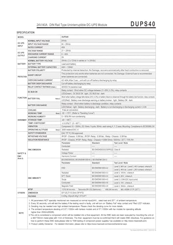Alimentation à découpage module d'alimentation CC sans interruption 24V DUPS40 - 3