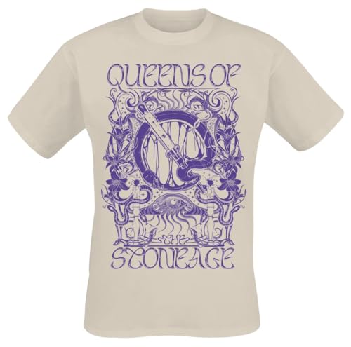 Queens Of The Stone Age Sacrilege Homme T-Shirt Manches Courtes Sable M