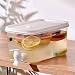 BAOGAO Cubo De Limonada con Grifo Dispensador De Limonada De Jugo,Dispensador De Bebidas con Grifo De 3L,dispensador De Agua para Frigorífico,Cubo De Agua con Tapa para Bebidas Frías,Frutas Y Tetera