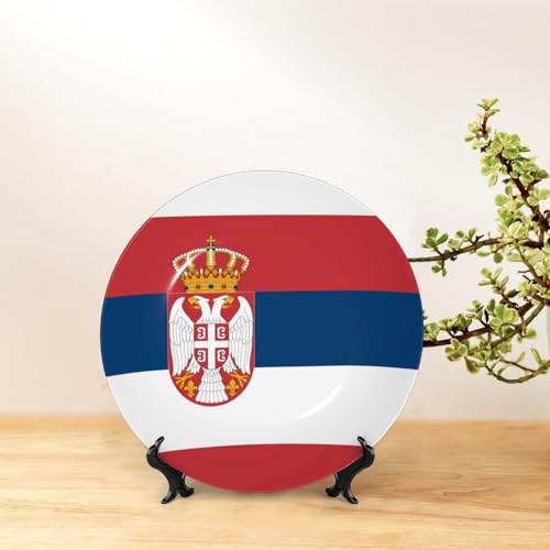 Platos decorativos de Serbia para adornar estanterías de salones modernos y oficinas 7