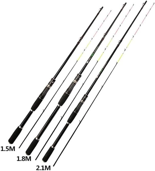 Long Throw Fishing Rod Outdoor Black