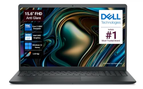 Dell 15 (Previously Inspiron) Laptop, 14th Gen Intel Core i3/Core 3 100U Processor, 16GB DDR4, 512 SSD, Intel UHD Graphics, 15.6" FHD 120Hz IPS AG 250