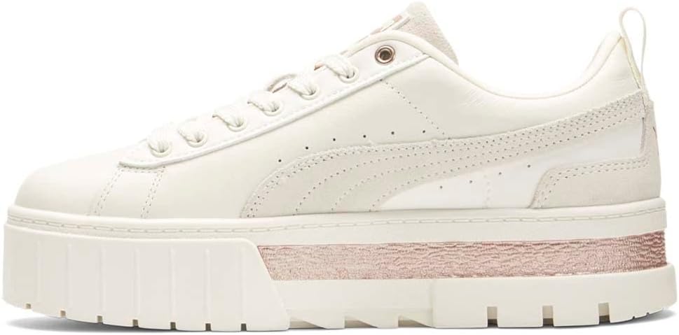 PUMAWomens Mayze Wave Platform Sneakers Shoes Casual - White - Size 9 M