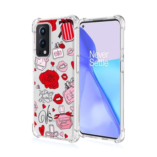 Jeelar para OnePlus Nord 2 5G Funda,Lindo Fotos de Dibujos Animados Adecuado para Chicas Protectora Suave Silicona Funda-A82