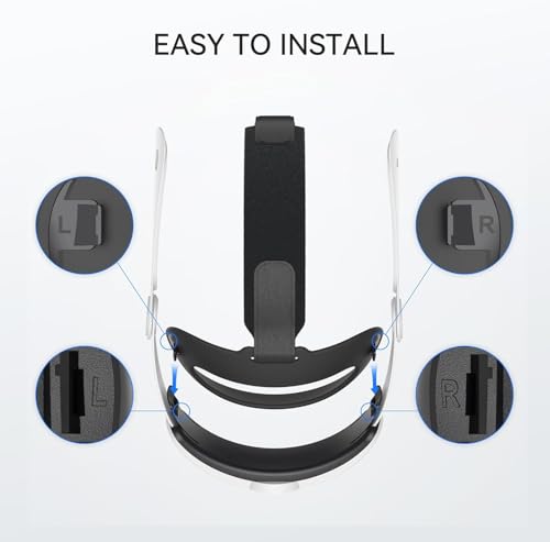 Image of New World Comfort Elite Head Strap for Meta Quest 3 /Quest 3S,Adjustable Elite Pressure-free Headstrap Replacement,VR Headset Accessories, (No VR Headset Machine Included)