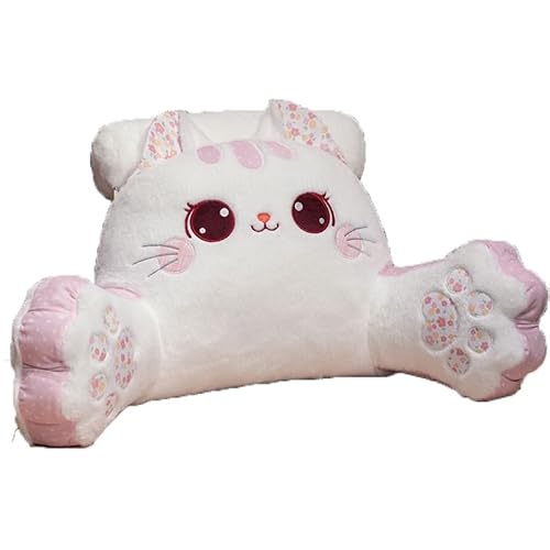 Cojín De Lectura Con Reposabrazos Para Adultos Y Niños, Funda Desenfundable Lavable, Soporte Lumbar Ergonómico Para Leer En La Cama, Trabajar Jugar White Cat,70 45cm Cojín De Lectura Con Reposabrazos Para Adultos Y Niños, Funda Desenfundable Lavable, Soporte Lumbar Ergonómico Para Leer En La Cama, Trabajar Jugar White Cat,70 45cm