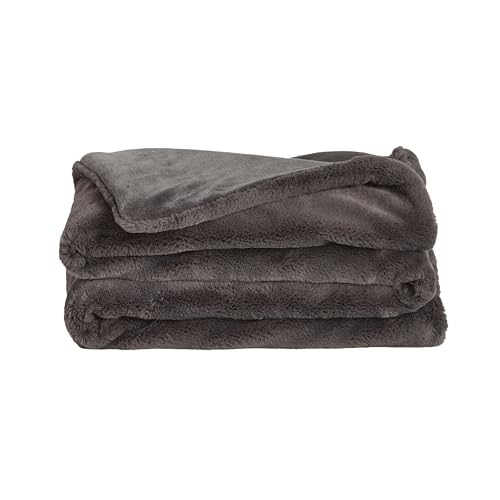 UnHide Lil' Marsh Faux Fur Blanket, Lightweight, Soft Throw Blanket