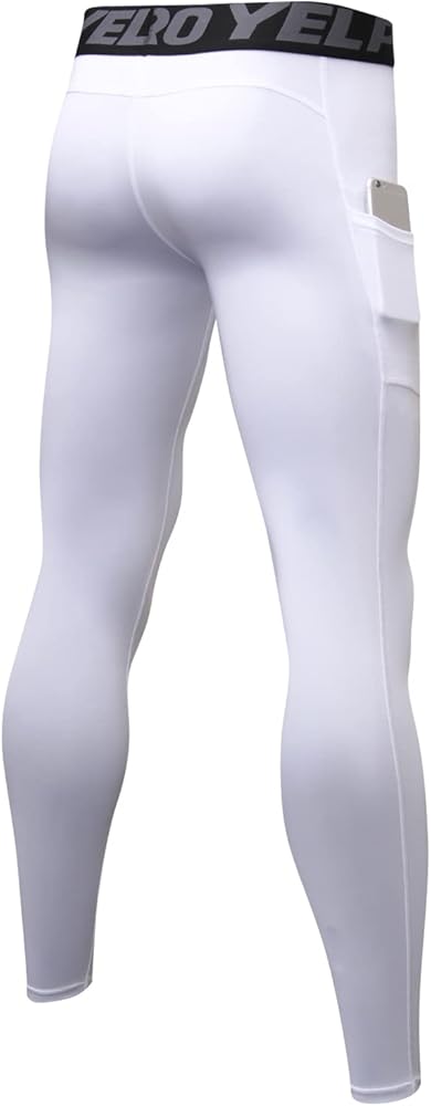 Collants De Sport Homme – Compression, Fitness, Shapewear, Noir, Taille XL
