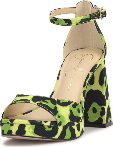 Jessica Simpson Womens Kaliah Shimmer Faux Suede Ankle Strap