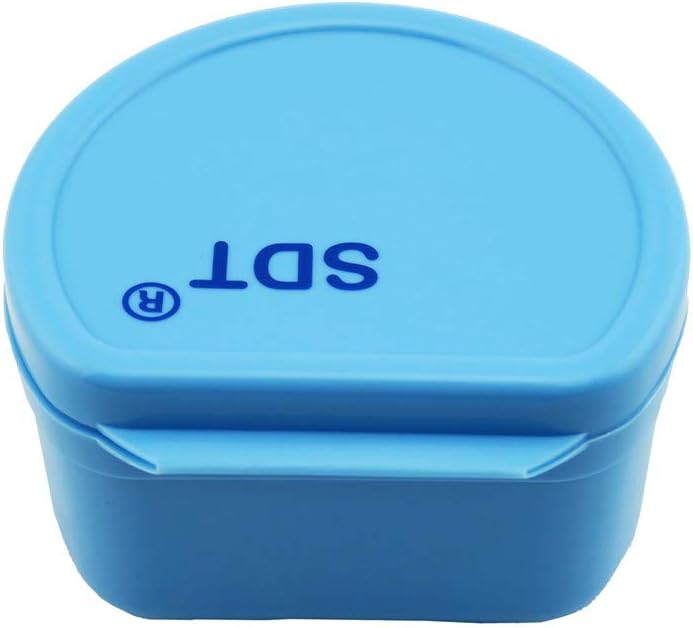 Smiledt 6PCS Denture Case Denture Bath Box Case Retainer Teeth Storage Denture Cup with Strainer : Health & Household
