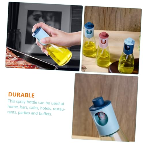 Botellas pulverizadoras de aceite de vidrio BIUDECO transparentes de tamaño compacto 8