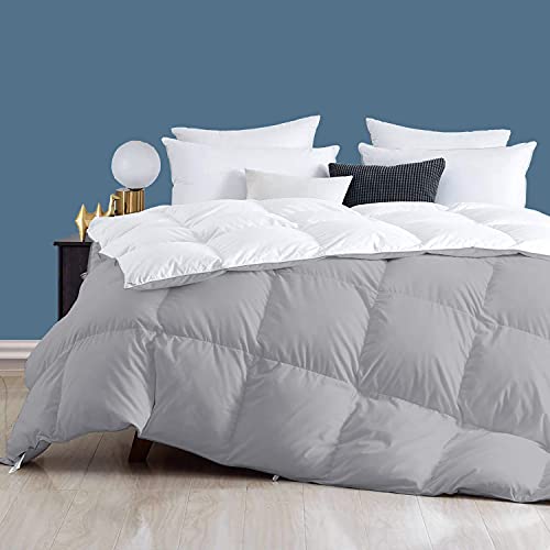 Image of Day Care - 400 GSM Hotel Quality-Down Alternative Reversible Comforter (60 inch x 90 inch Inches /152cm x 228cm) - Comforter Single Bed|Silver /White| TC - 450