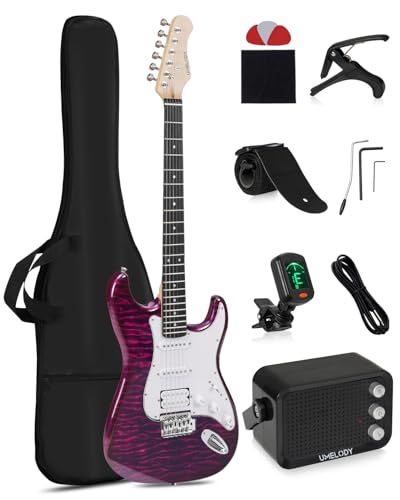 Umelody UST-200 Beginner Electric Guitar Kit HSS Pickup, Ver