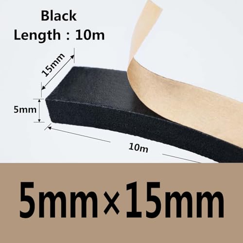 Cinta EPDM autoadhesiva para aislar puertas del polvo 5