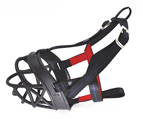 Verstellbarer, atmungsaktiver Maulkorb aus Silikon für Hunde, Sicherheitsmaske für kleine, mittelgroße und große Hunde, Bissschutz, verhindert Bellen und Kauen Cover