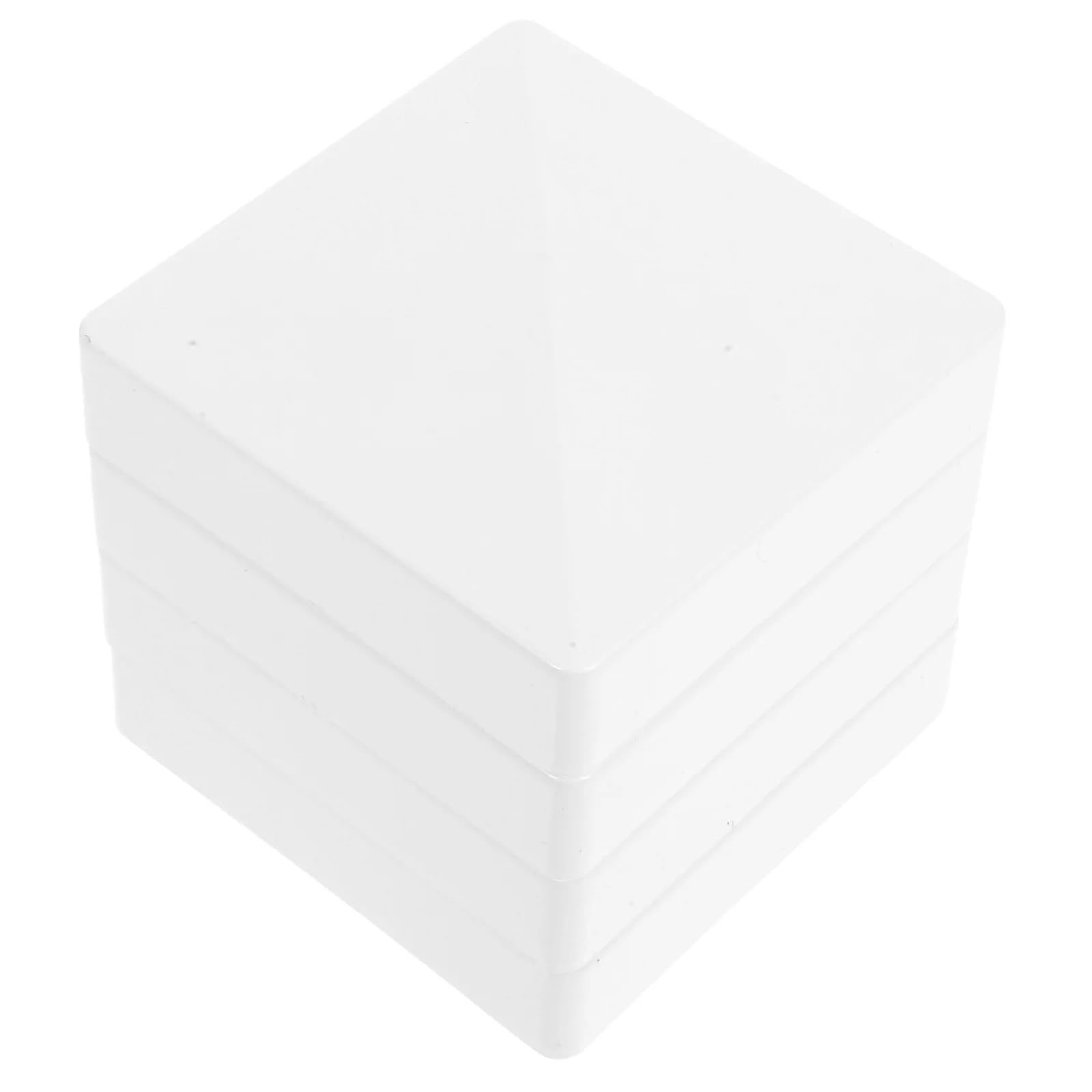 Mwahju White 6 Pcs Vinyl Fence Post Caps, For Fences