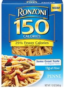 Ronzoni Penne 150 Calories - Fewer Calories Pasta (2 Pack)