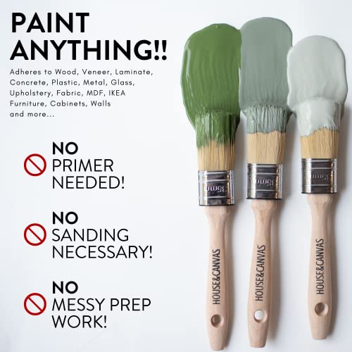 House&Canvas Chalk Finish Furniture Paint - Premium Quality, Diy Projects, Home Decor, Cabinets And Crafts (1 Pint, Angora) #TOP3