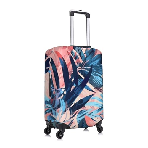 Tropical Leaf Luggage Cover Elastic Suitcase Protector Ftis 22-24 Inch Suitcase Cover for Luggage3