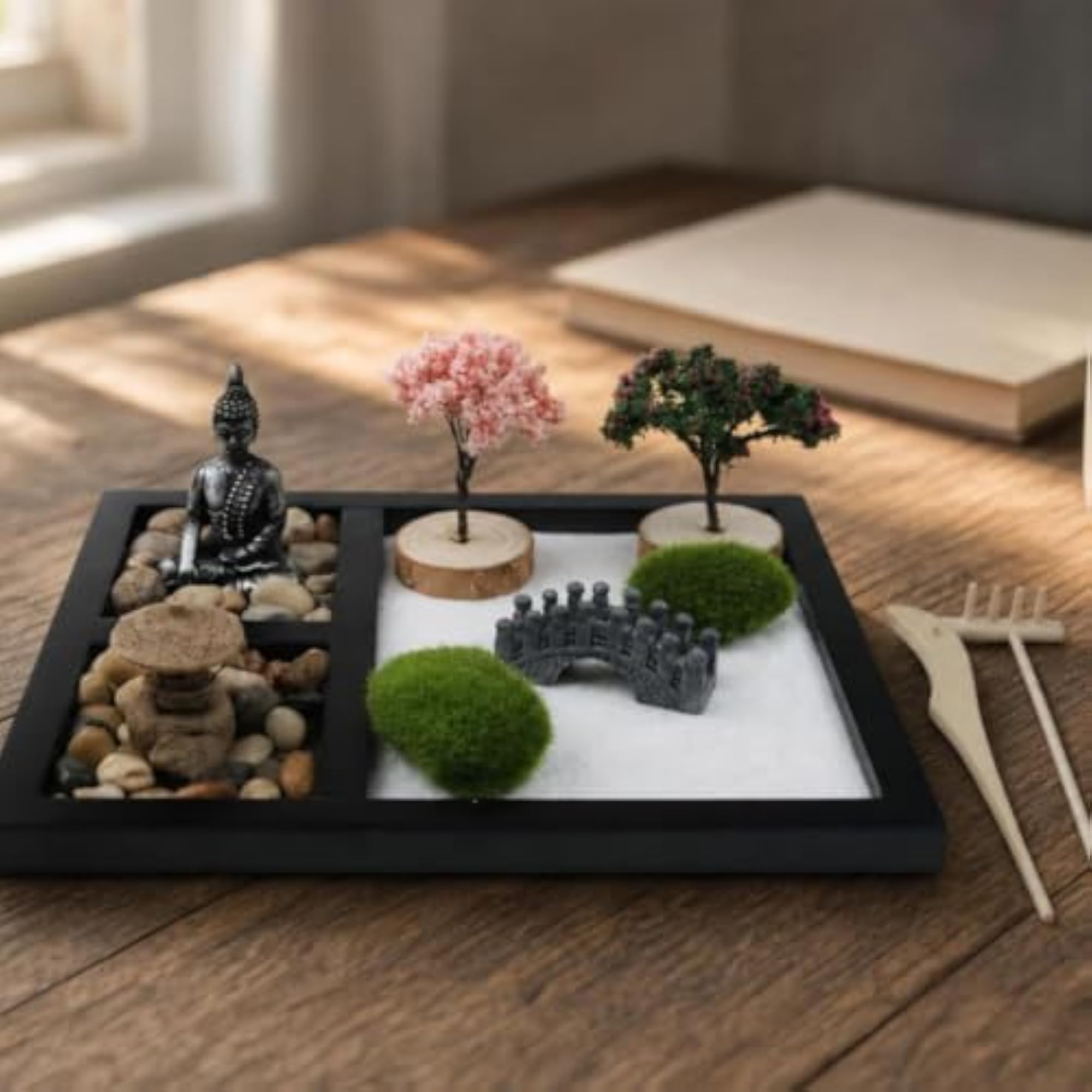 Desk Garden Meditation Sand Tray Kit