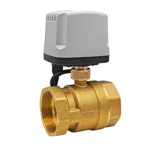Vanne électrique 2 ports DN32 laiton normalement fermée coupure fluide - 6
