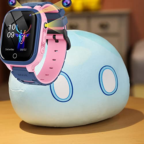 Kids Game Smart Watch Xmas Gift for Boys Girls, Child Smartwatch with 14 Puzzle Games, 1.54'' IPS HD Touch Screen, Dual Cameras, Music Player,12/24 hr, Alarm for Age 4-12 Educational Learning Toy