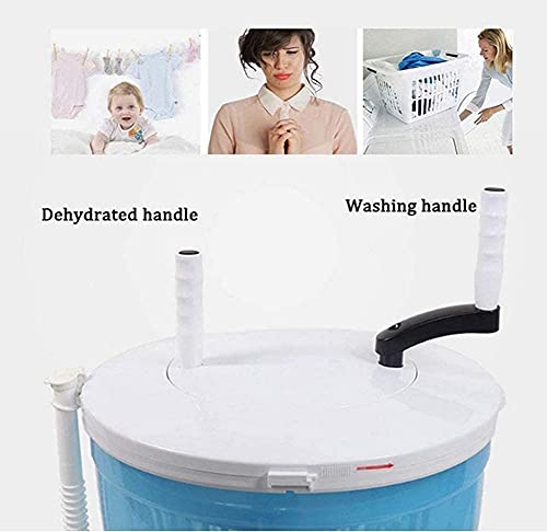 Mini washer manuel non électrique avec essoreuse intégrée pour camping