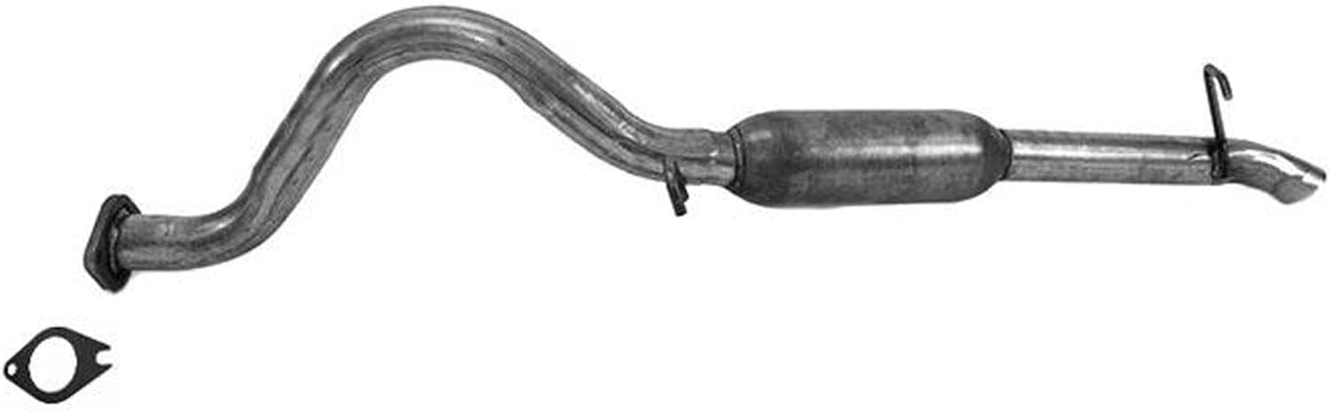 Rear Tail Pipe with Resonator & Gasket Replacement Parts For 2001 2002 2003 2004 2005 2006 2007 2008 Ford Escape & Mazda Tribute
