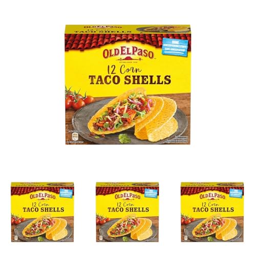 Old el paso Tacos Shells 156 g (Lot de 4)