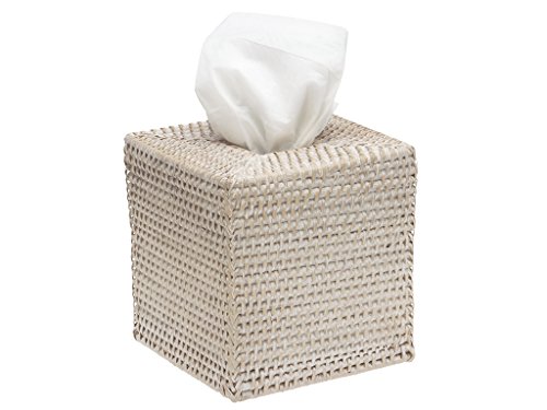 KOUBOO 1030036 Square Rattan Tissue Box Cover, 5
