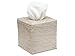 KOUBOO 1030036 Square Rattan Tissue Box Cover, 5" x 5" x 5.5", White Wash