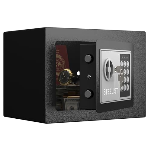 STEELIST 電子ミニ金庫 Black
