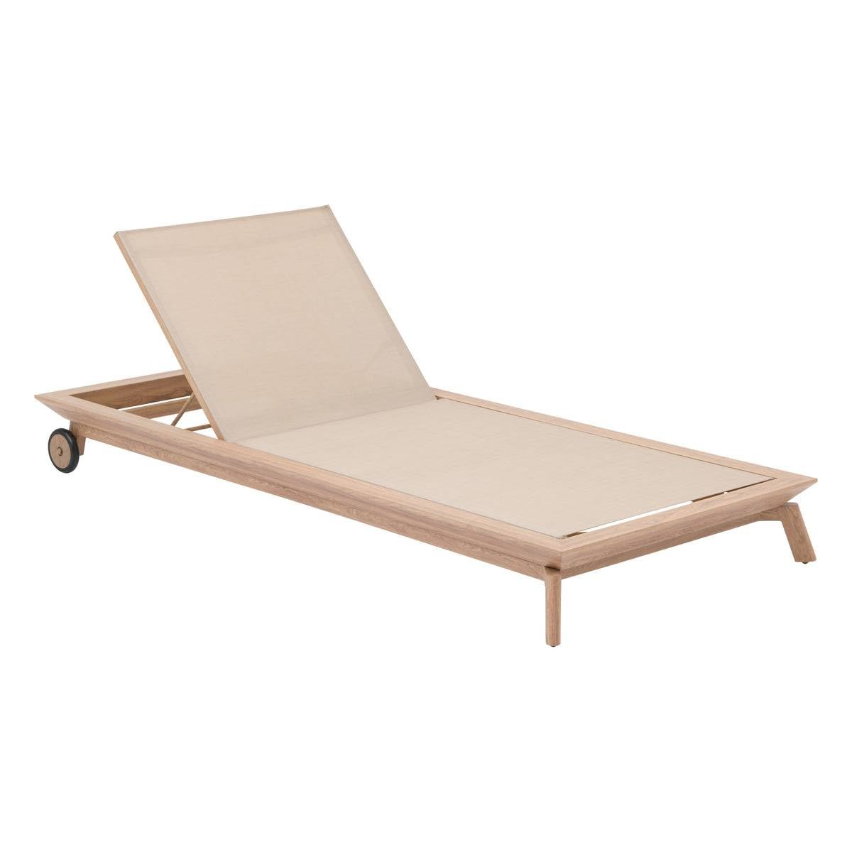 Hespéride - Lit de Piscine manissa Beige Aluminium et Polyester