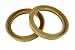1 Pair 8" MDF Speaker Rings - Recess with Bezel Mounting Spacer Recessed Custom Mount Installation Subwoofer