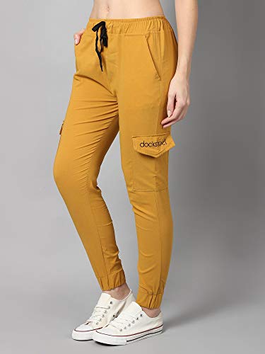 Image of dockstreetWomen Lowers Bz17mustard dckpcktprnttokko XLmustard dockstreet Pocket Design XL